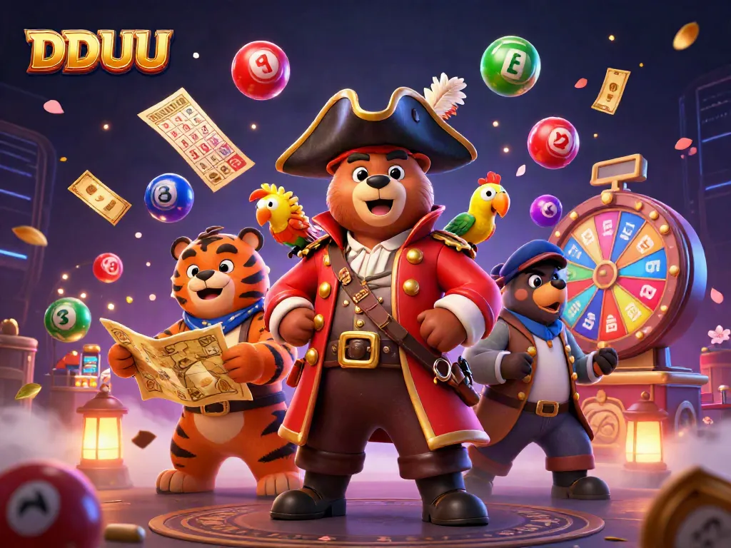 Play and win on DDUU with thrilling casino games in a vibrant, dynamic scene.