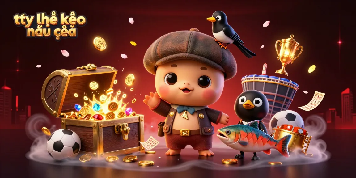 Engage with tỷ lệ kèo nhà cái in a vibrant sports betting animated scene featuring a playful Nessie and a gold-obsessed magpie.