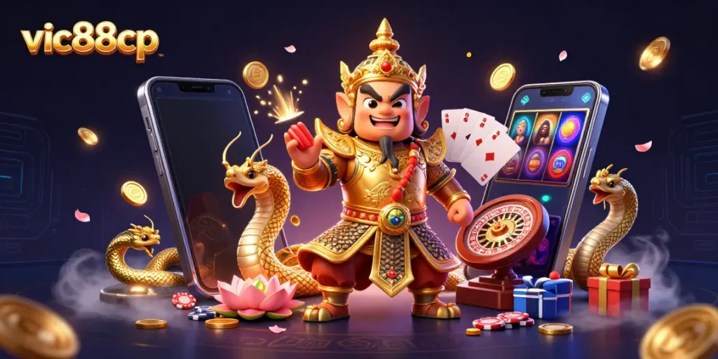 Experience vic88cp through engaging slot games with lively 3D characters and exciting casino elements.