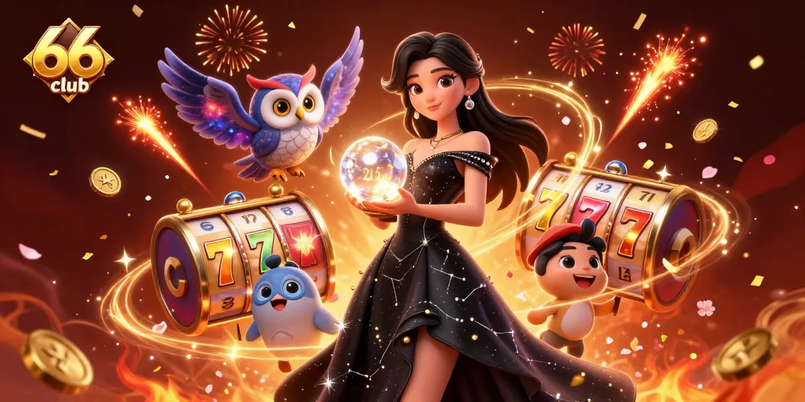 Experience the thrill of winning at 66club with stunning casino visuals and dynamic slot elements.