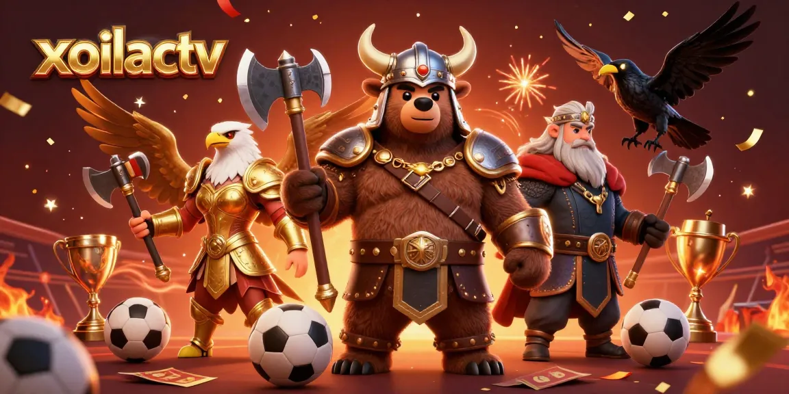 Xoilactv elevates sports betting excitement with dynamic characters and vibrant action elements.