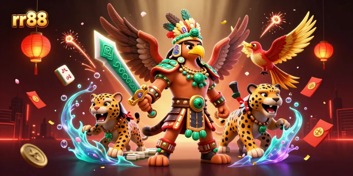 Experience thrilling gameplay at rr88 with vibrant 3D illustration depicting a lively casino scene.