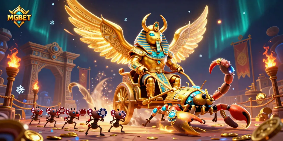 MGBET players enjoy dynamic gaming with vibrant characters and thrilling action in a 3D illustration.