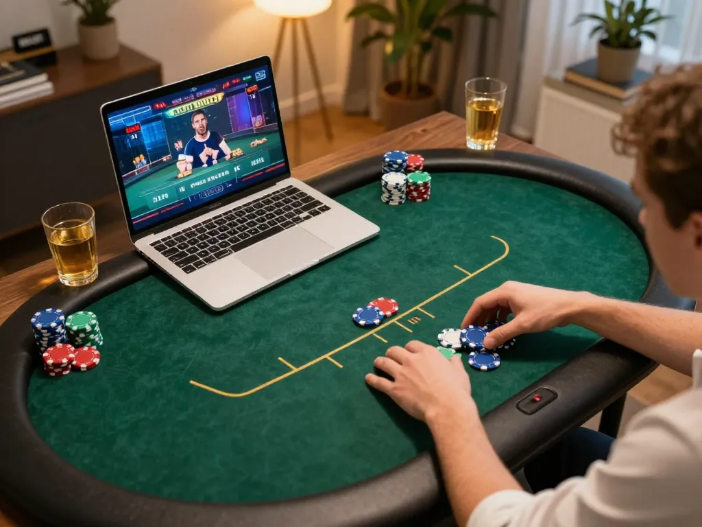 Experience the excitement of online poker with 33nn, featuring vibrant gameplay and strategic moments.