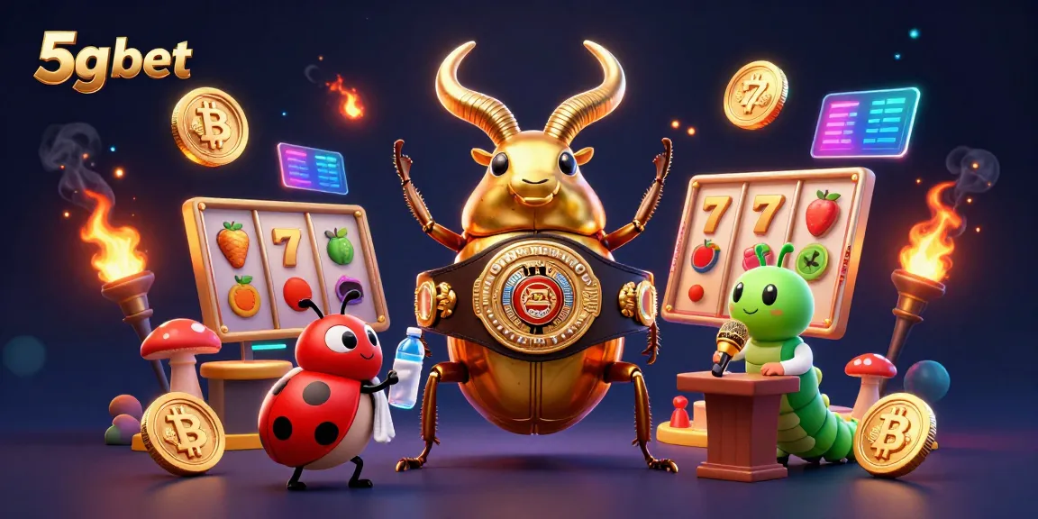 Engage in thrilling gameplay at 5g bet with exciting slots, glowing coins, and vibrant characters.