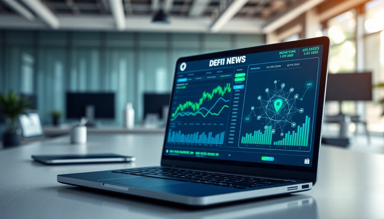 Suivez l'actualité DeFi avec une vue dynamique sur les tendances financières numériques.