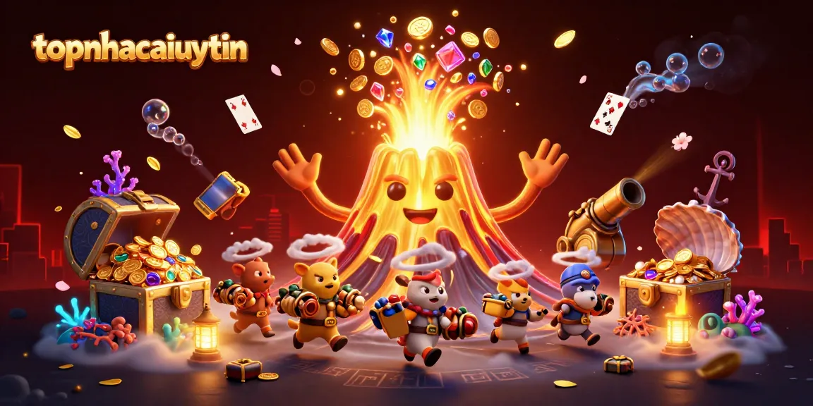 Experience thrilling wins at topnhacaiuytin, where a volcano of treasures sparks joy and excitement.
