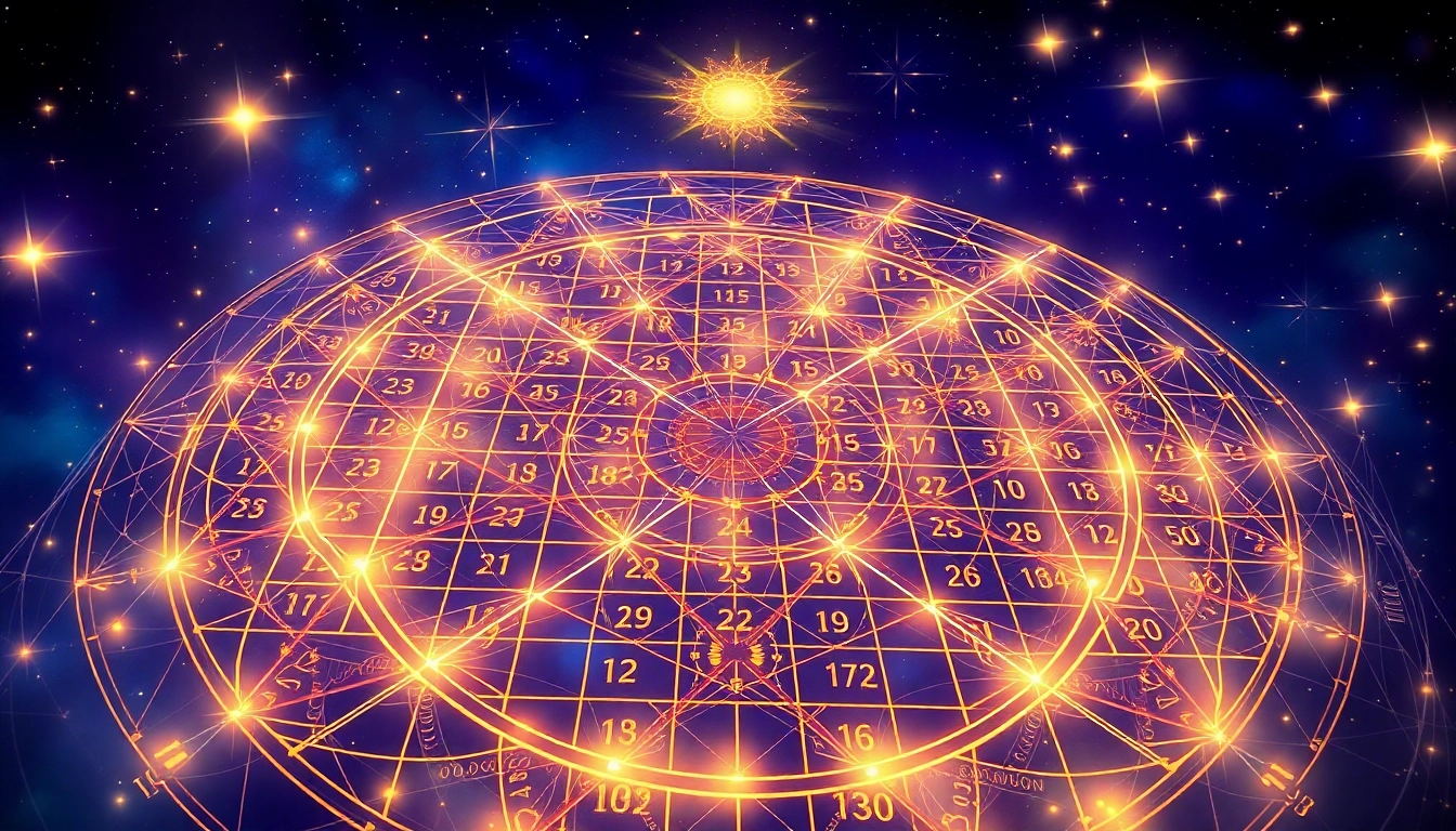 Understanding your destiny matrix chart through a colorful, interconnected design.
