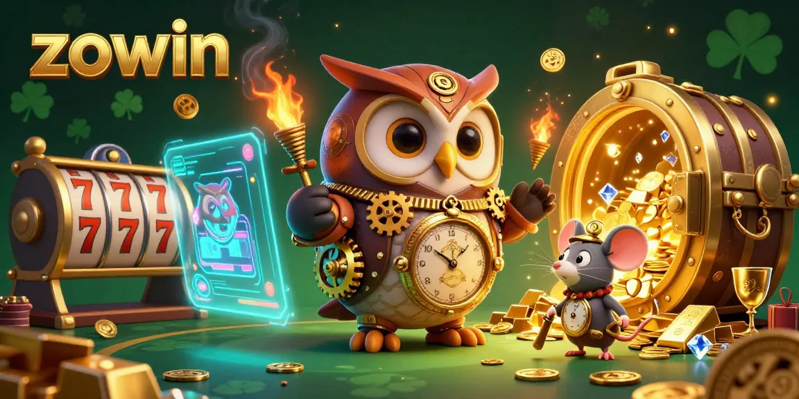 Zowin unveils a captivating time-travel casino experience with vibrant steampunk elements and dynamic jackpots.