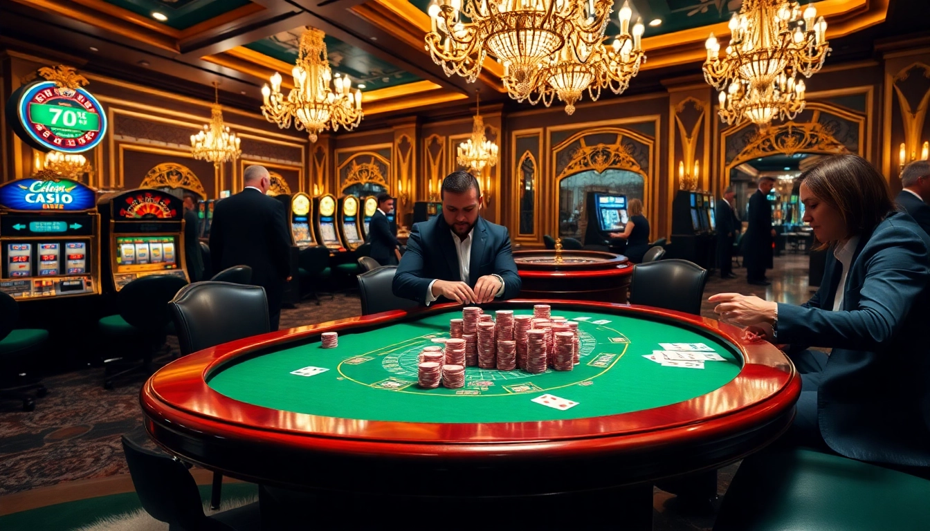 Experience the thrill of 7m poker strategy at a luxurious casino table.