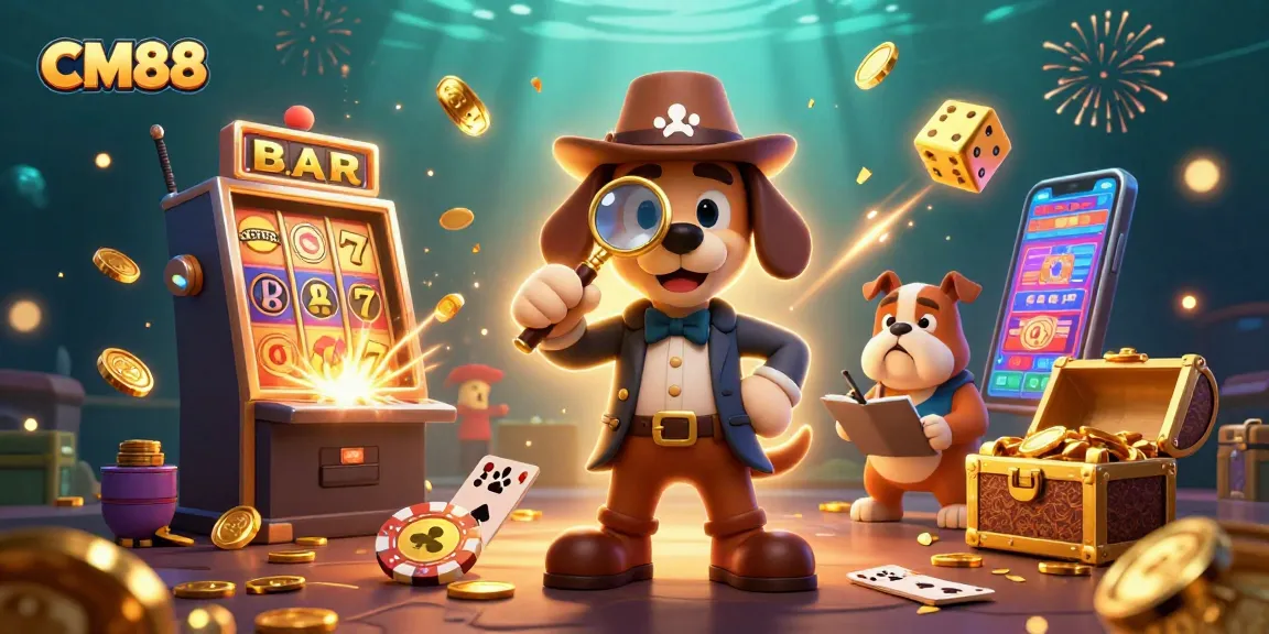 Join the adventure with CM88 as a detective bloodhound investigates a jackpot at the casino!