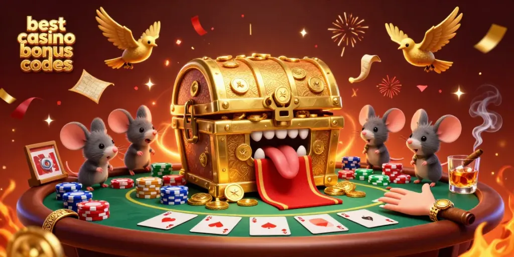 Play with the best casino bonus codes at Australian casinos featuring vibrant characters and game elements.