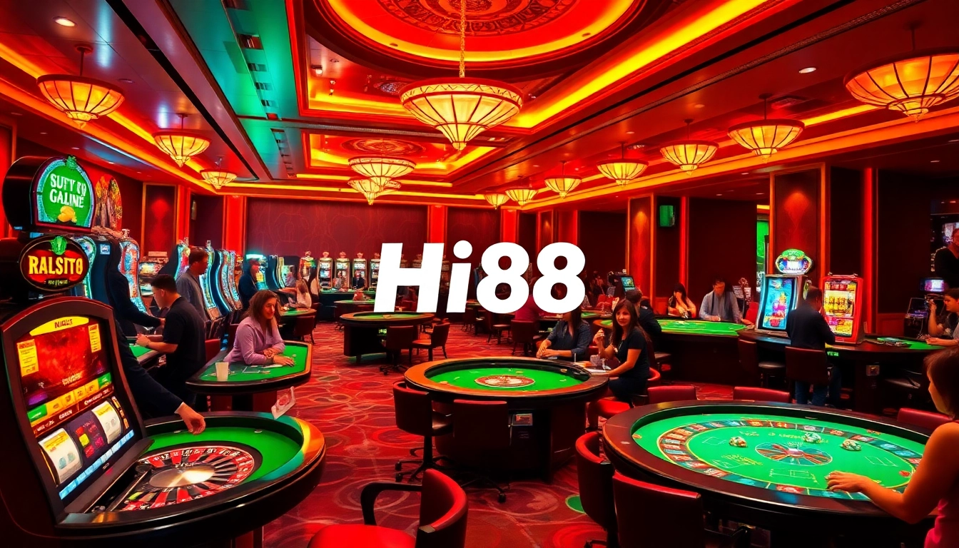 Enjoy high-stakes games at Hi88, where players experience thrilling casino action.