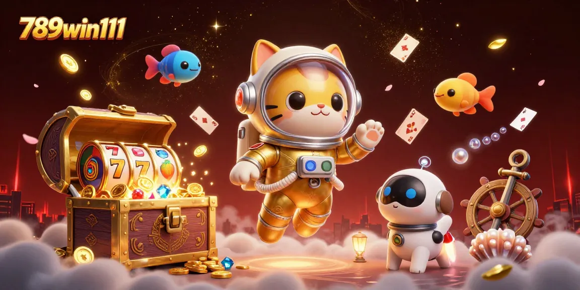 Engage in winning strategies at 789win111, featuring a dynamic space-themed online casino scene.