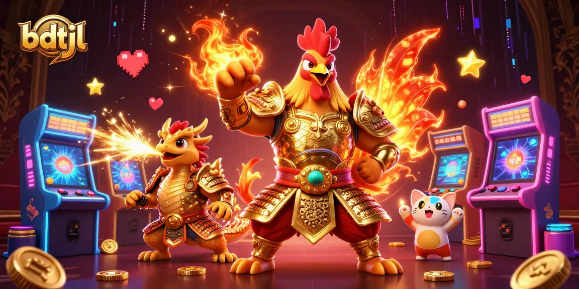 Engage with bdtjl and experience the vivid excitement of a dynamic casino scene with animated characters.
