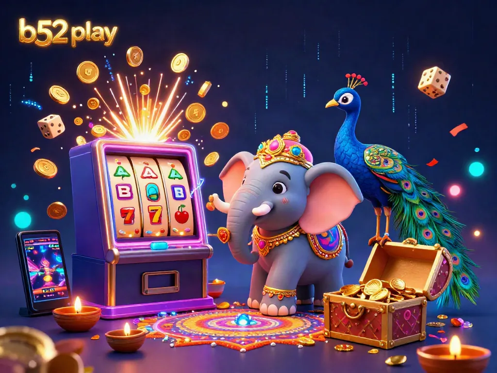 Engage in thrilling casino gameplay with b52 play, featuring dynamic slots and vibrant 3D characters.
