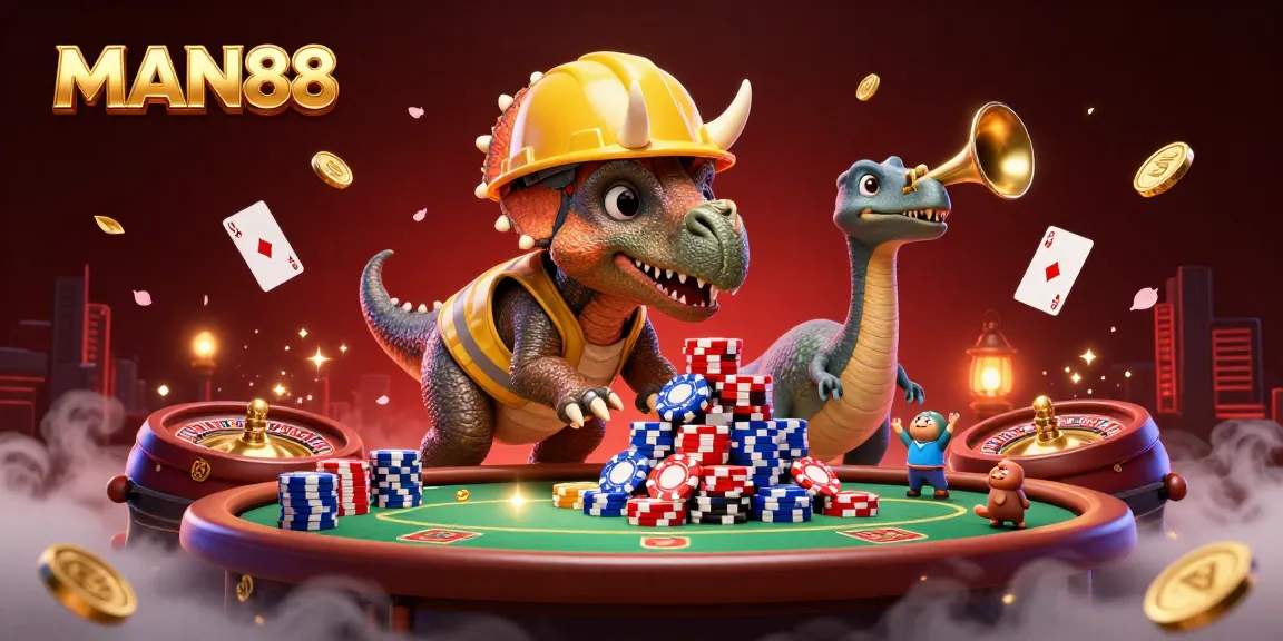 Experience the thrilling action at MAN88 with vibrant poker scenes and winning energy.
