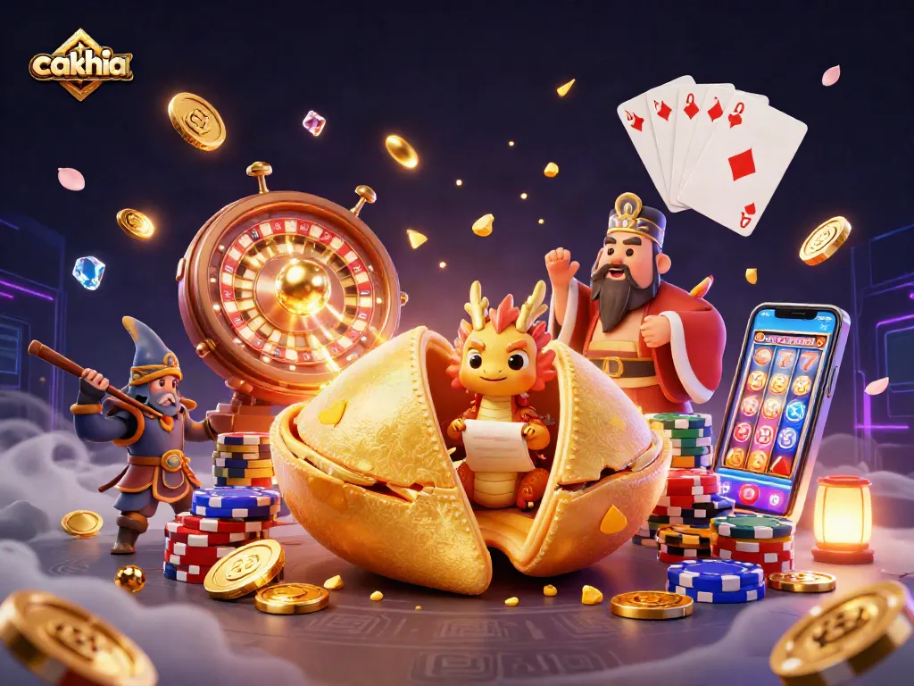 cakhia showcases a vibrant dragon guarding fortunes in a captivating casino scene.