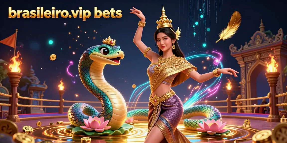 Experience the excitement of brasileiro.vip bets with vibrant 3D casino illustration featuring Asian themes and dynamic betting elements.
