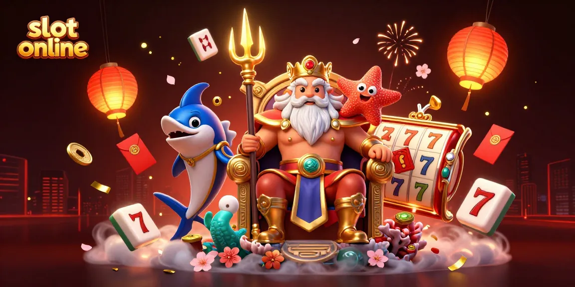 Experience the thrill of slot online action with vibrant 3D characters and festive elements.