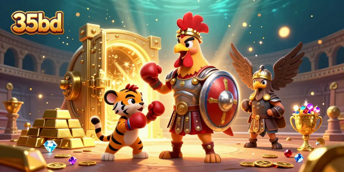 Engage in thrilling gameplay at 35bd casino with energetic characters and dazzling treasures.