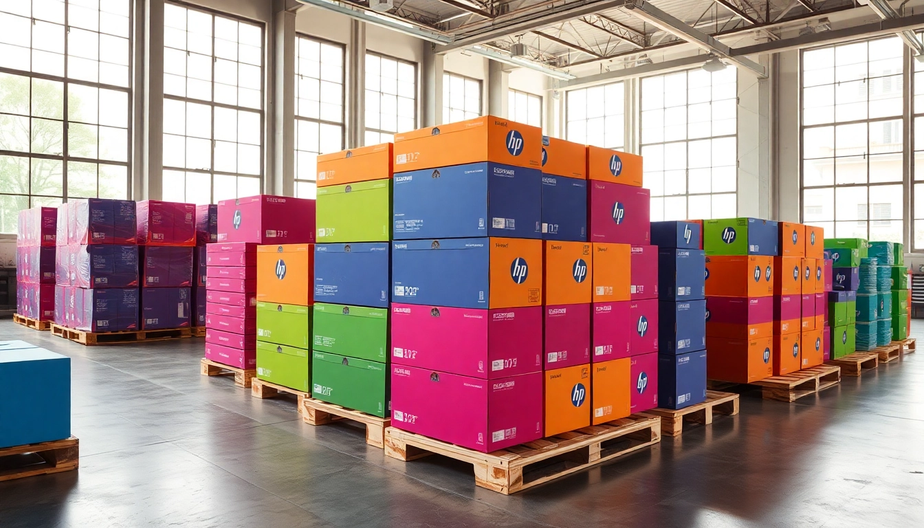 Buy HP Laptop Pallets Wholesale Liquidation & Resale Lots (USA) showcased in an organized, well-lit workspace.