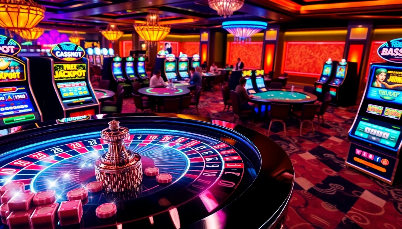 Experience the thrill of RR88 with dazzling games and engaging graphics in a luxurious casino setting.